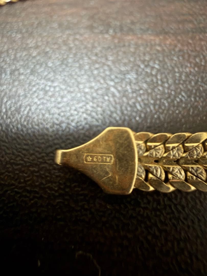 14K ゴールド チェーンブレスレット イタリア製