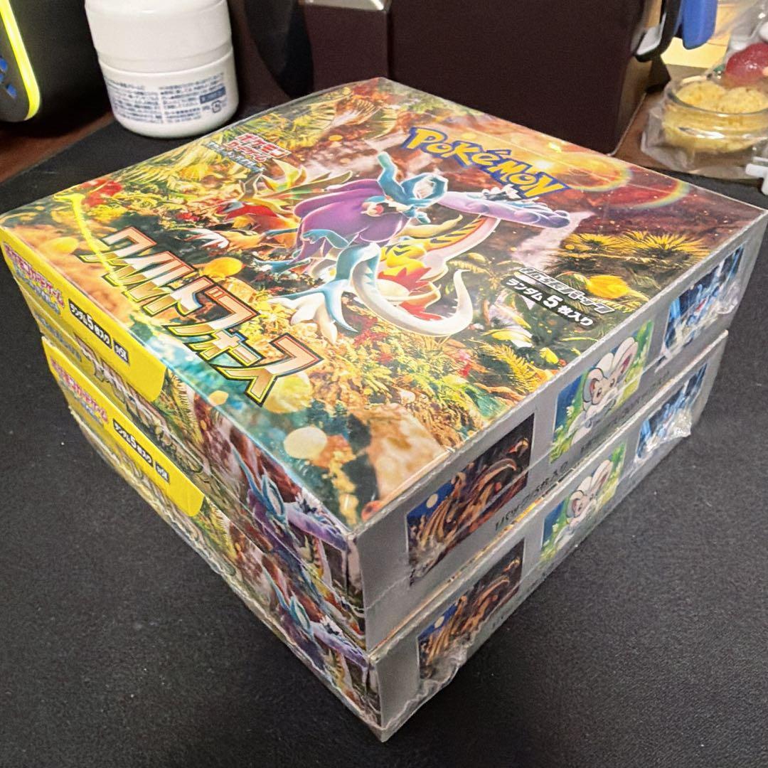 ポケモンカードゲーム ワイルドフォース 2box シュリンク付き