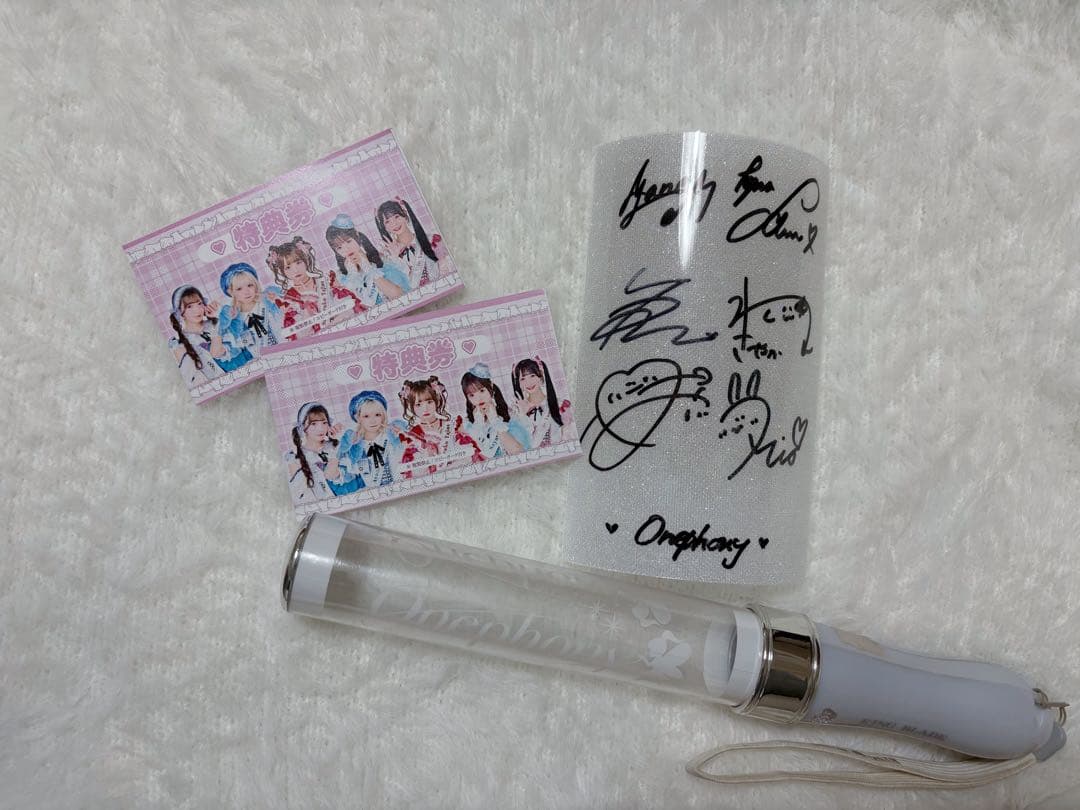 Onephony 全員サイン入り 公式ペンライト 特典券