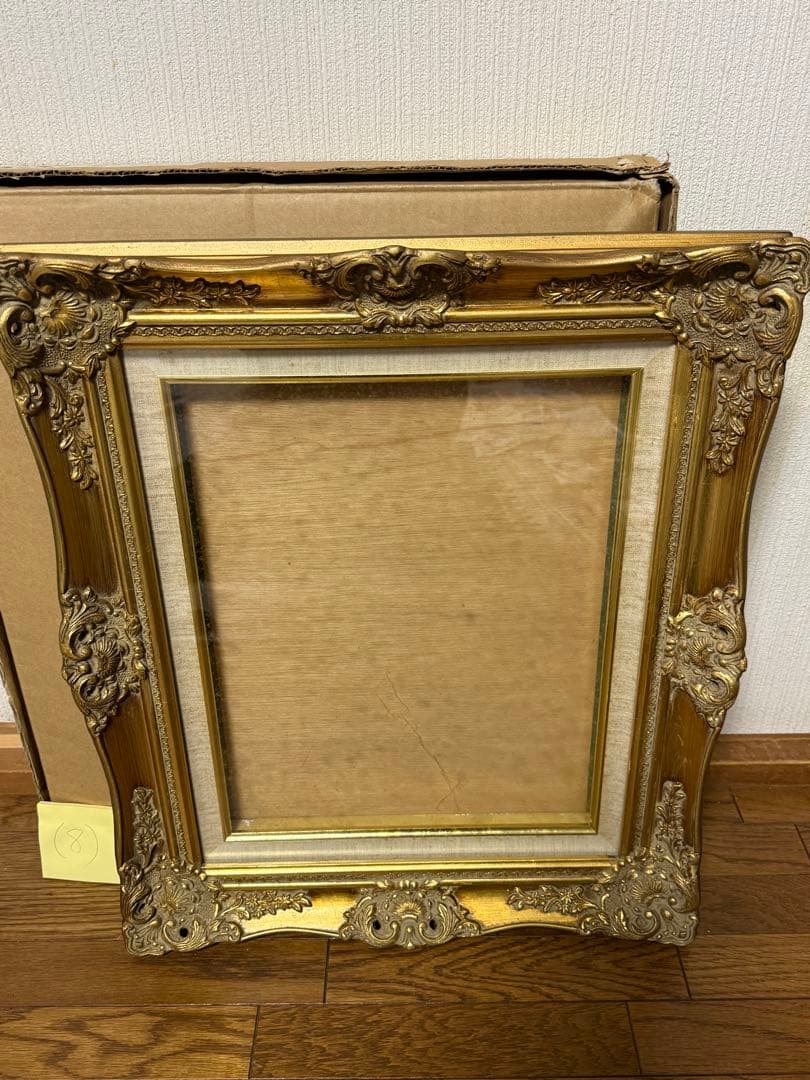 （8）油絵額縁　アンティーク ゴールド　アンティーク調 額縁 空額 ヴィンテージ