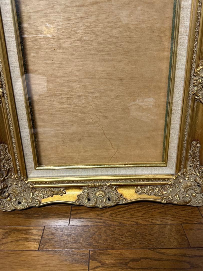 （8）油絵額縁　アンティーク ゴールド　アンティーク調 額縁 空額 ヴィンテージ