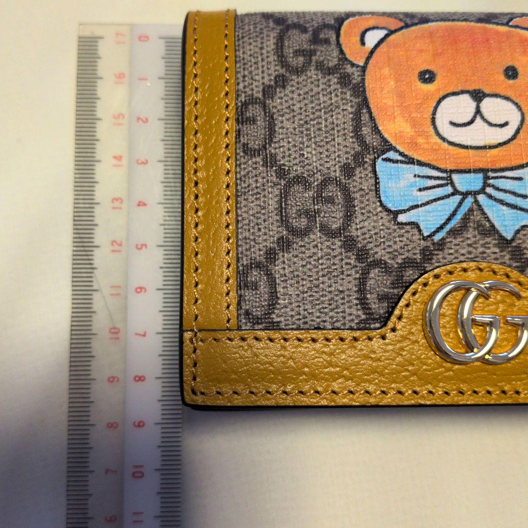 ✨️GUCCIカイコラボ✨️テディベア折り財布