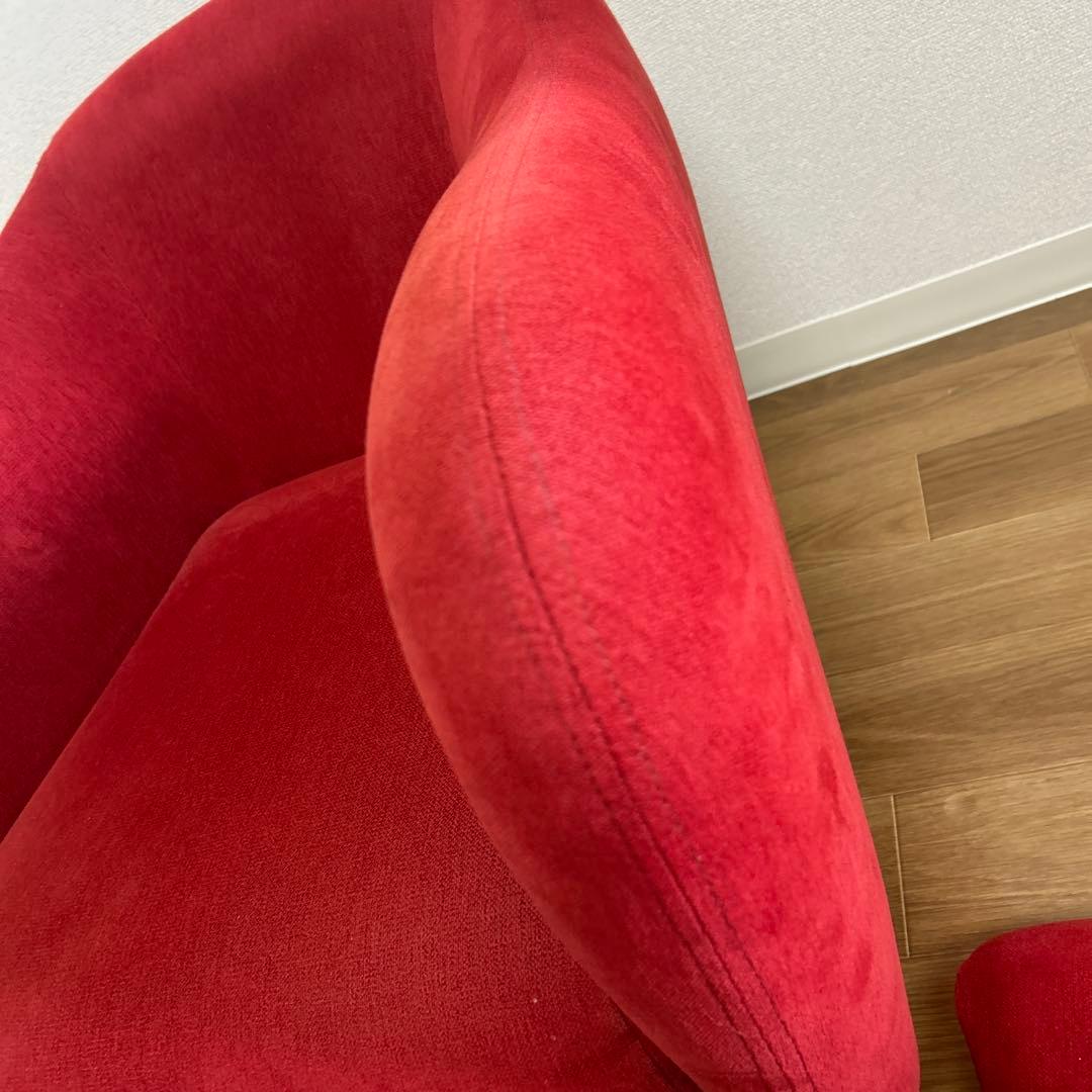 【極美品】IDEE ミニミラー　アームチェア　ソファ　クッション付き