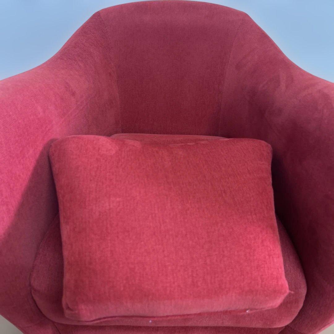 【極美品】IDEE ミニミラー　アームチェア　ソファ　クッション付き