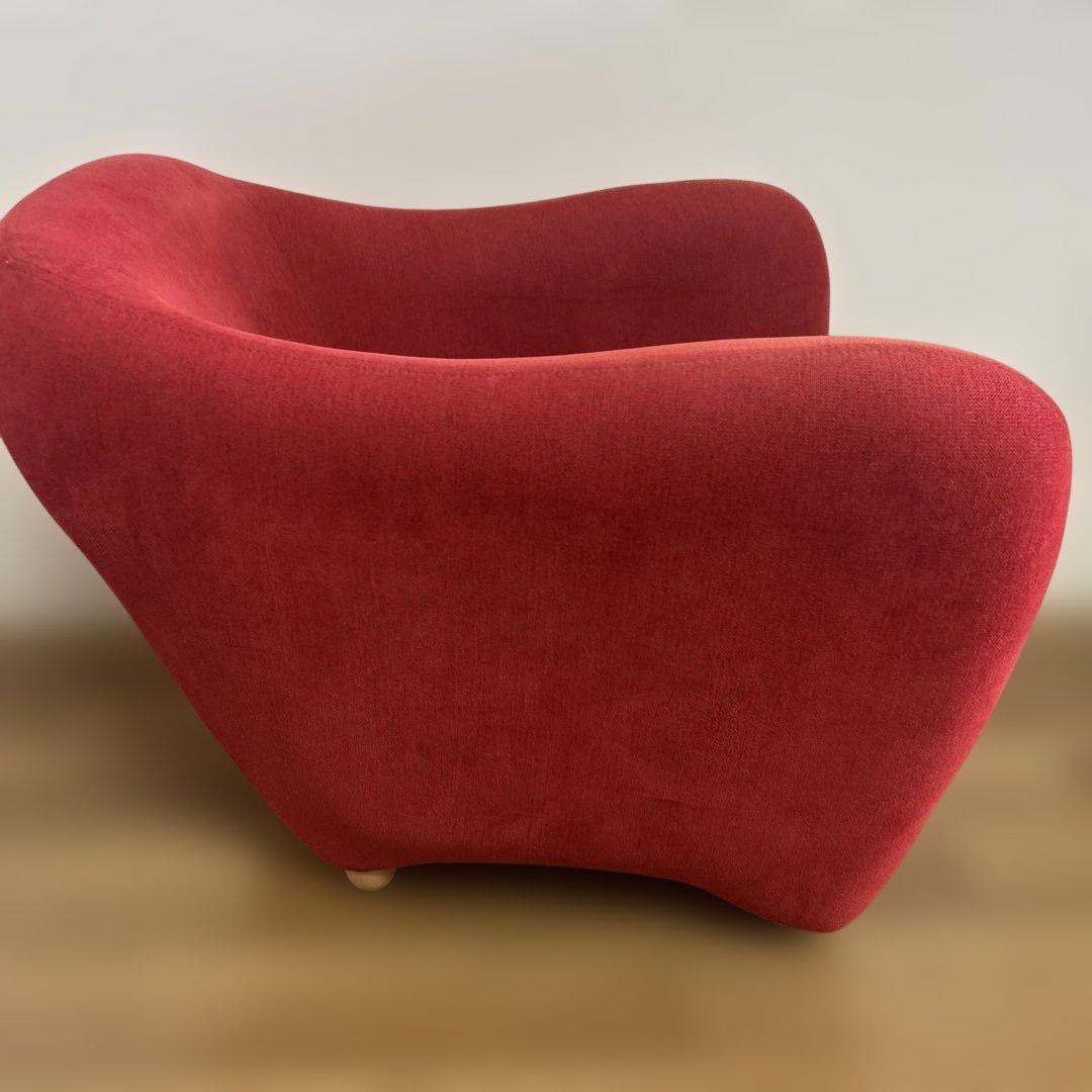 【極美品】IDEE ミニミラー　アームチェア　ソファ　クッション付き