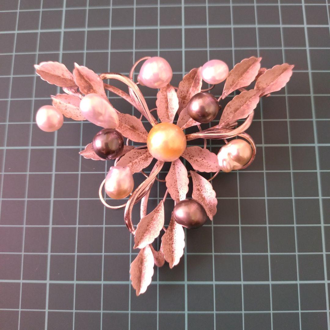 南洋真珠 SILVER ブローチ兼ペンダントトップ