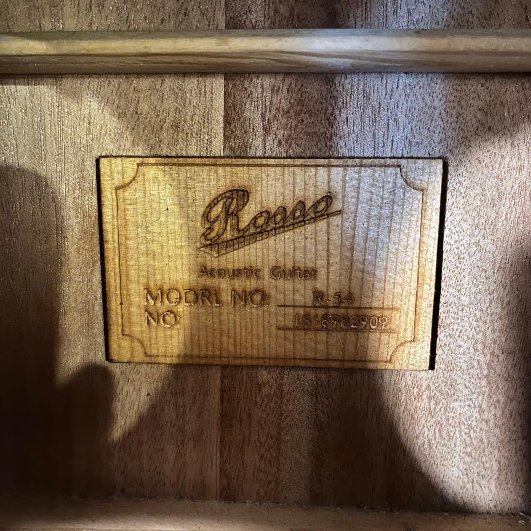 【11206】Rosso R-54 アコースティックギター ゼブラウッド