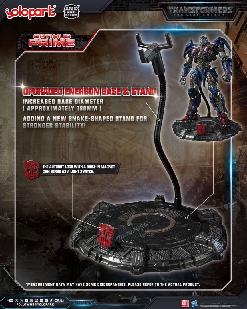 YOLOPARKトランスフォーマー 最後の騎士王 オプティマス・プライム