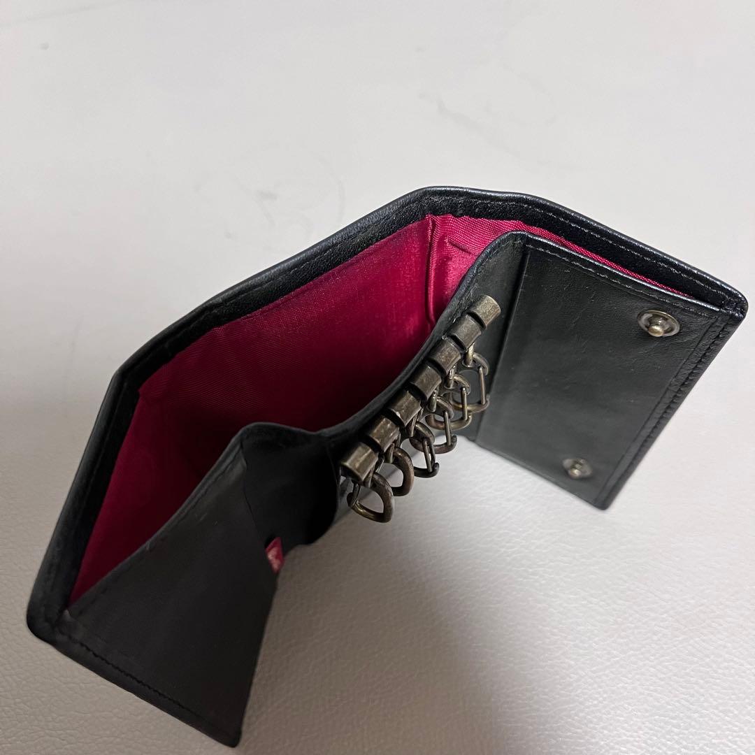 レア【美品】エヴィス キーケース ブラック