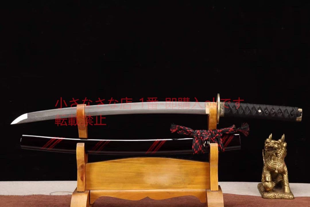 20寸模様鋼ペンキ鞘侍短刀双龍戯珠 古兵器 武具 刀装具 日本刀 模造刀 居合刀