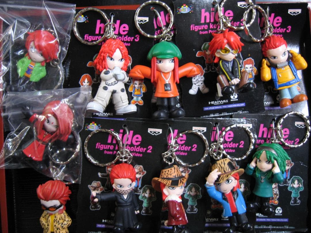 hide フィギュアキーホルダー 11種 セット XJAPAN マスコット