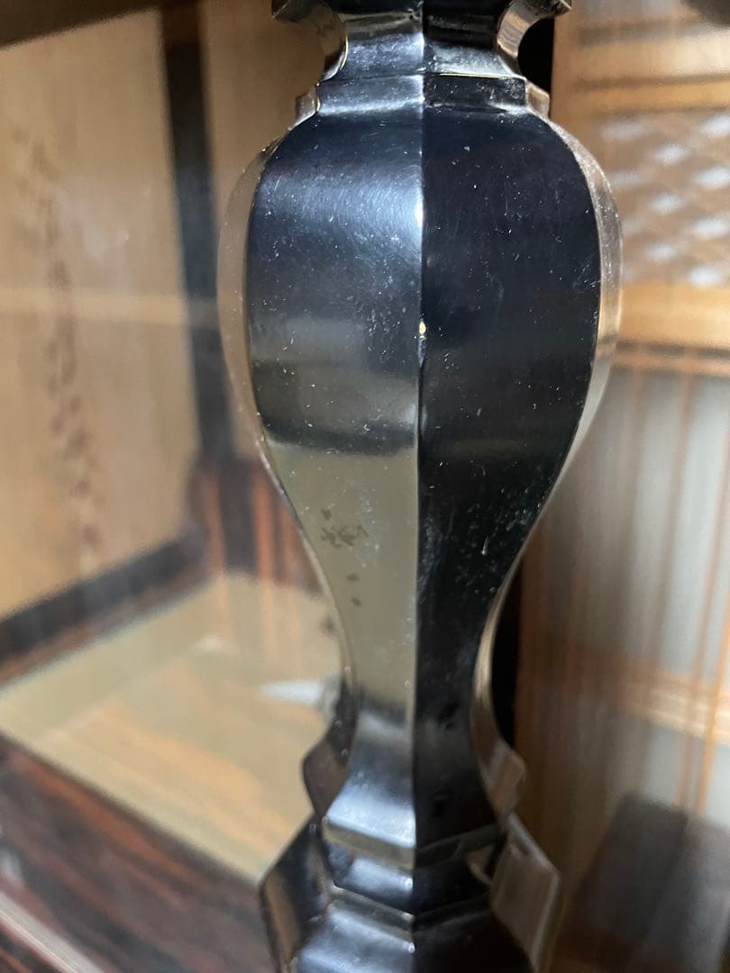 木製ガラスキャビネット、棚