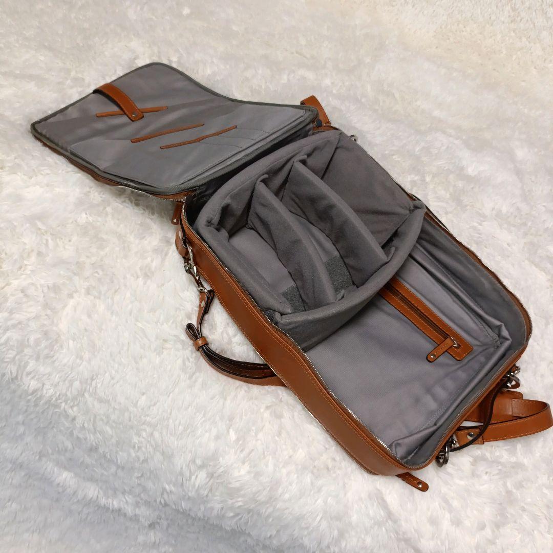 【美品】Temporary Foreversオールレザー 3Wayカメラバック