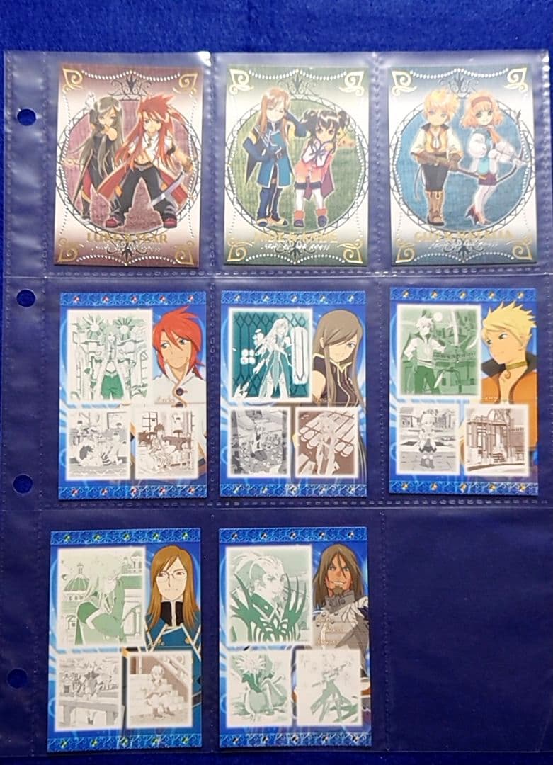 激レア／ほぼ新品　テイルズ　アビス　トレカ2種＋しおり　コンプリート セット