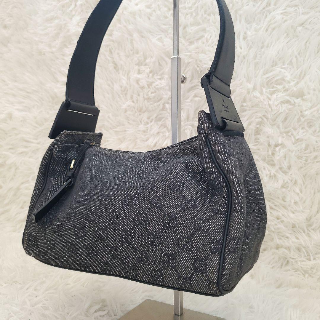 ⭐美品⭐GUCCI ggキャンバス アクセサリーポーチ ブラック