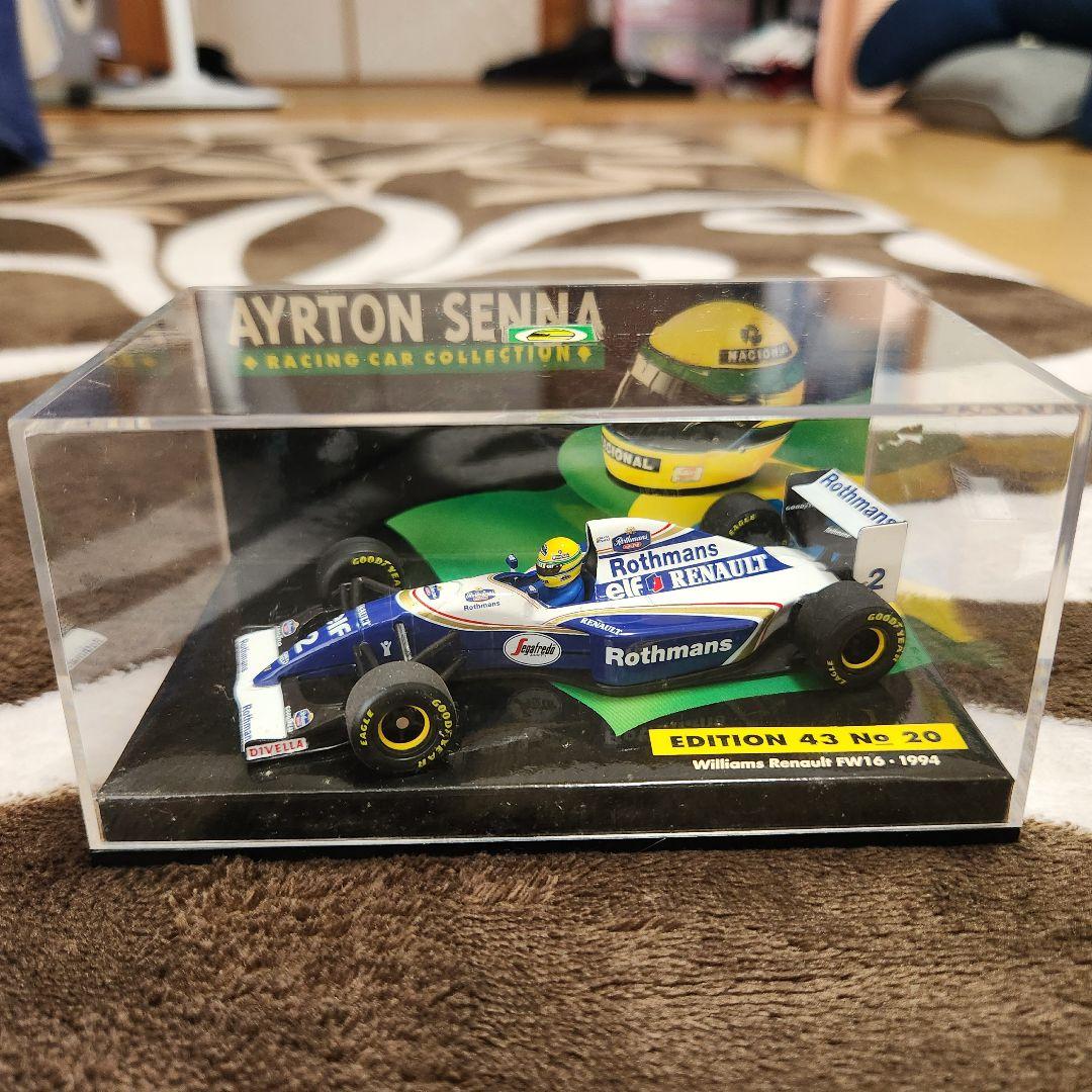 1/43 ウイリアムズルノー FW16 1994 純正ロスマンズ A.セナ