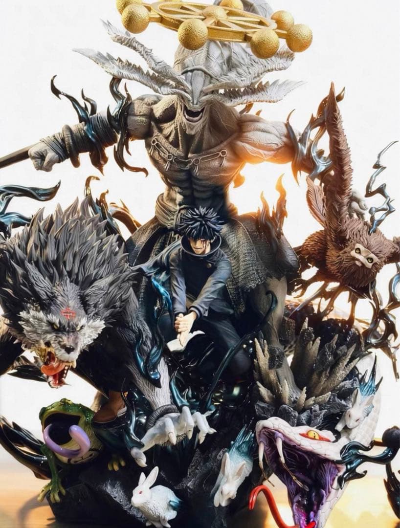 呪術廻戦 伏黒恵 魔虚羅 1／6スケール フィギュア ガレージキット