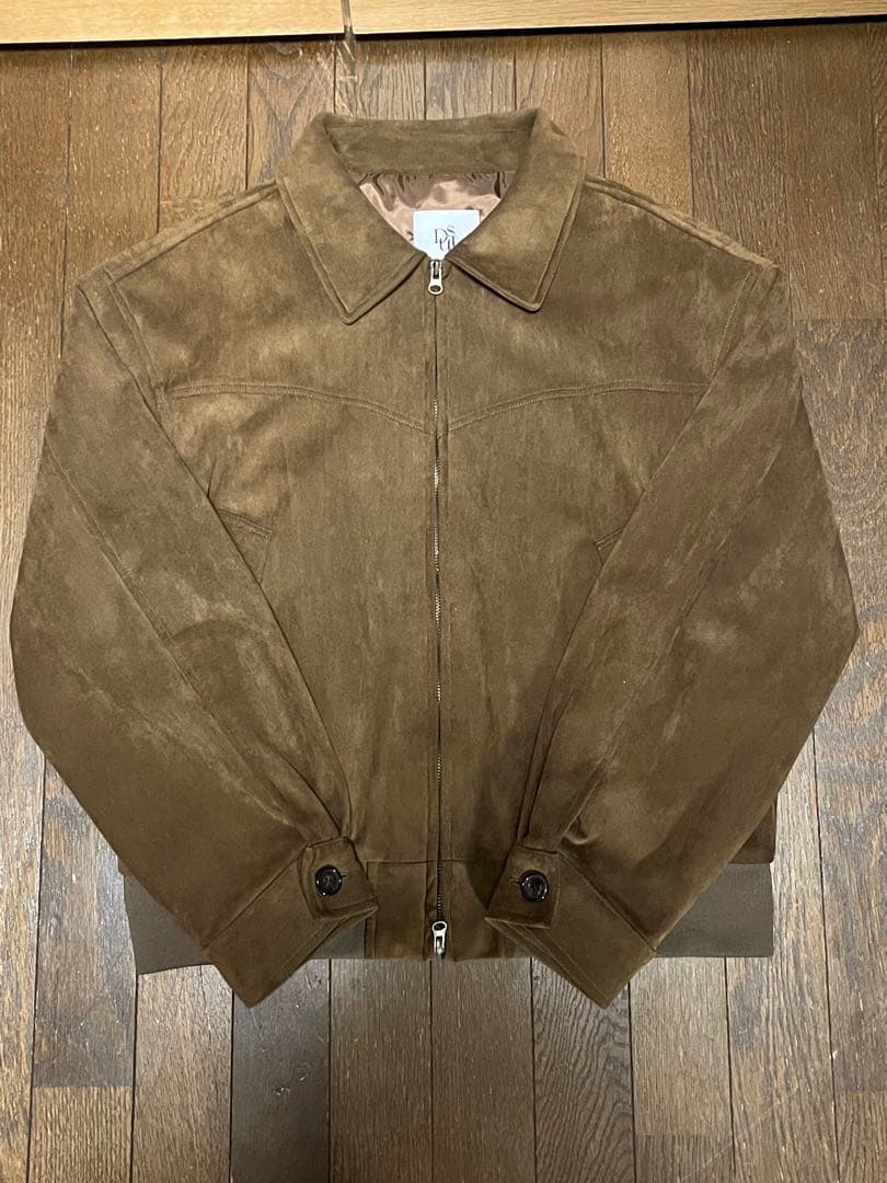 Chikashitsu+ チカシツプラス fake suede blouson