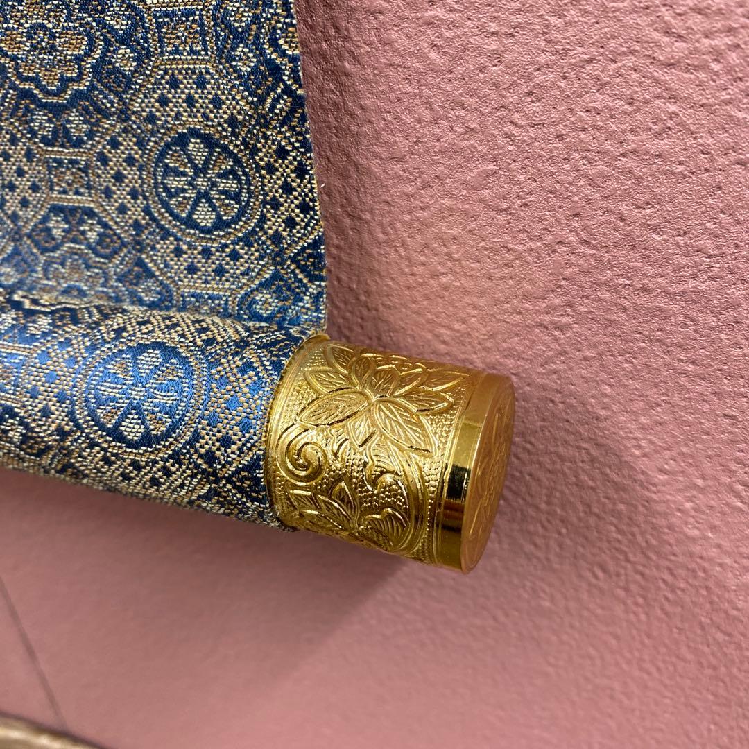 美品 掛け軸 神村紫邦作 金地 親鸞御前影 本丸 共箱 仏教美術 美術年鑑掲載