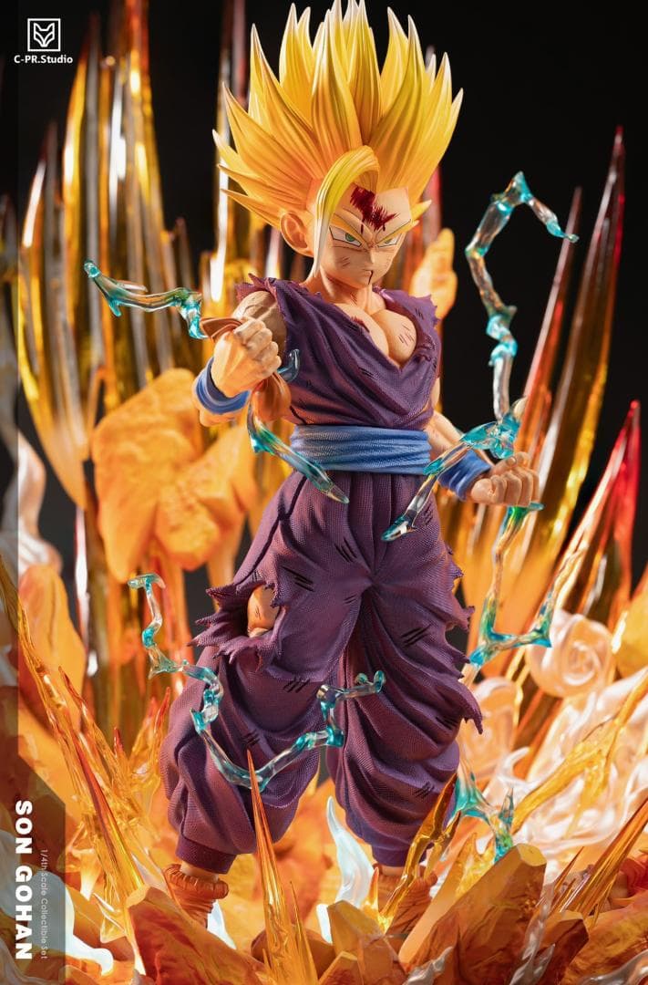 ドラゴンボール スーパーサイヤ人 2 孫悟飯 1/6 彫刻フィギュア 海外限定