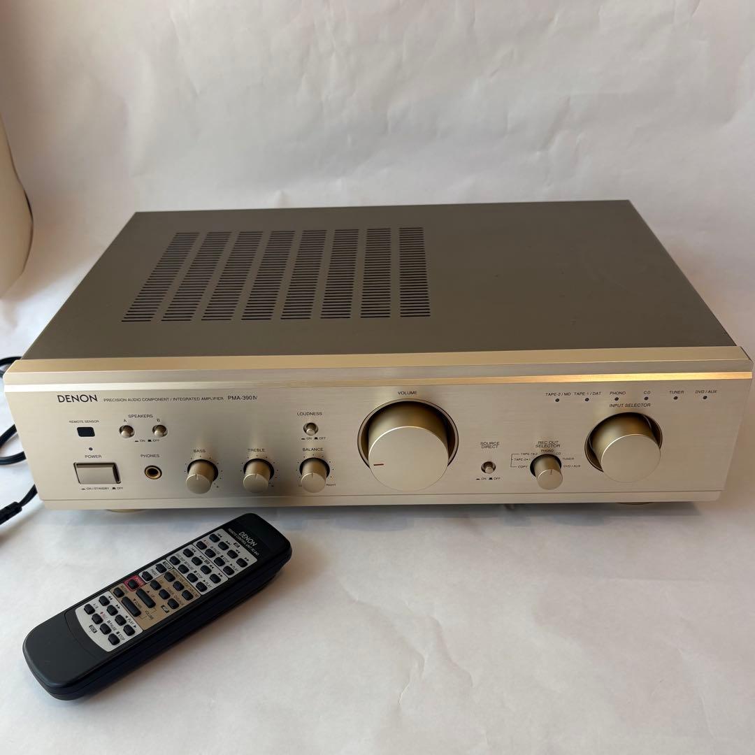 動作確認済　DENON PMA-390Ⅳ プリメインアンプ