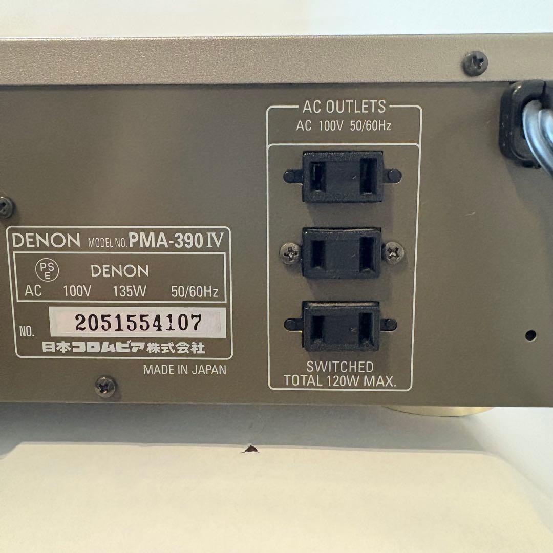 動作確認済　DENON PMA-390Ⅳ プリメインアンプ