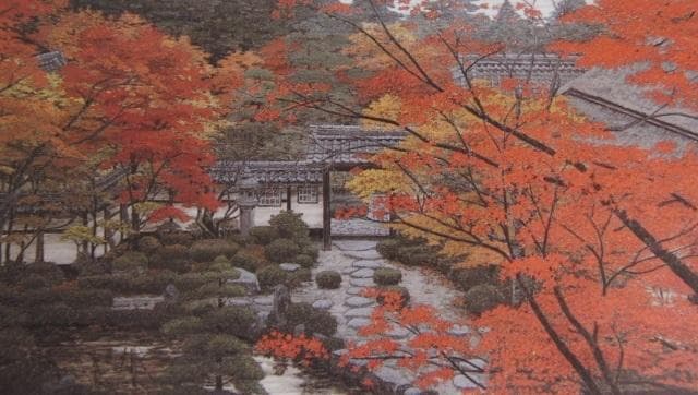 澁澤卿、【妍和盛秋】、希少な額装用画集より、新品額装付、状態良好