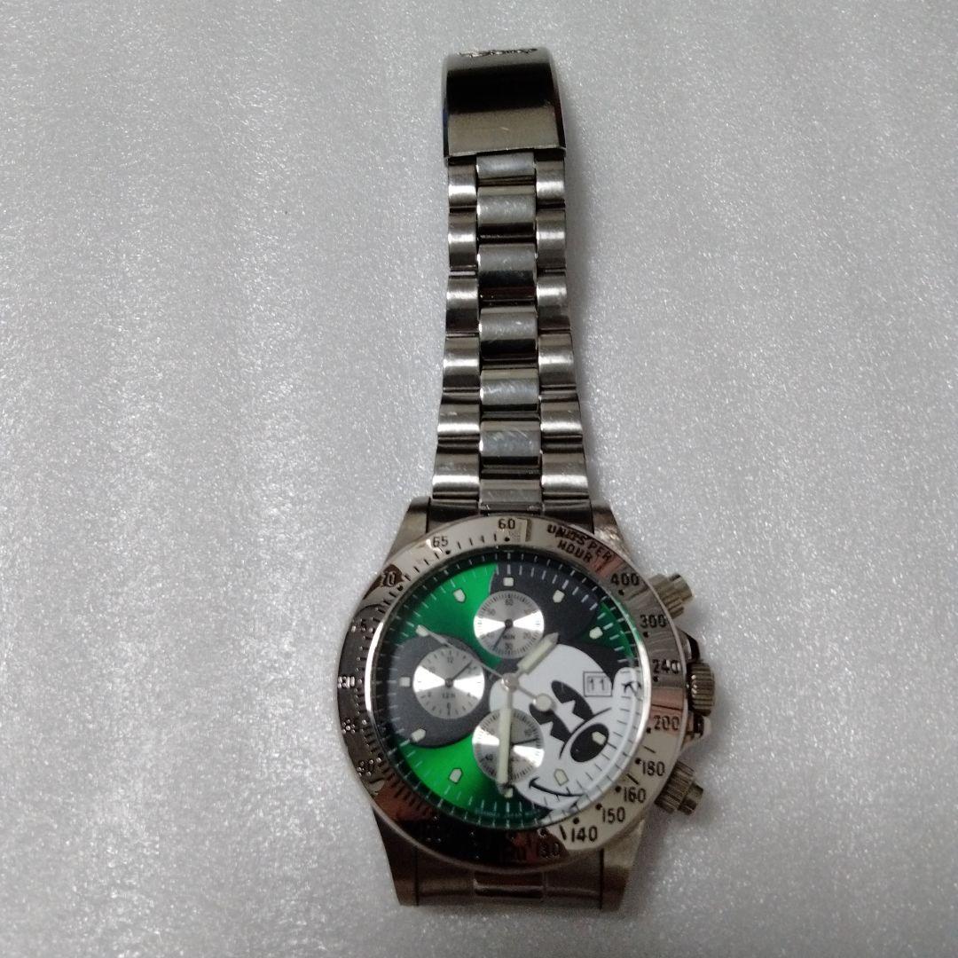 【新品電池交換済み】クロノグラフ　ミッキーマウス　腕時計　希少モデル