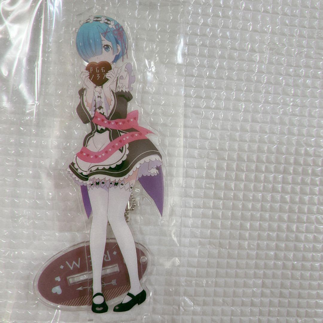 レム　バレンタイン SEGA リゼロ　セガ　コラボ　カフェ アクリルスタンド