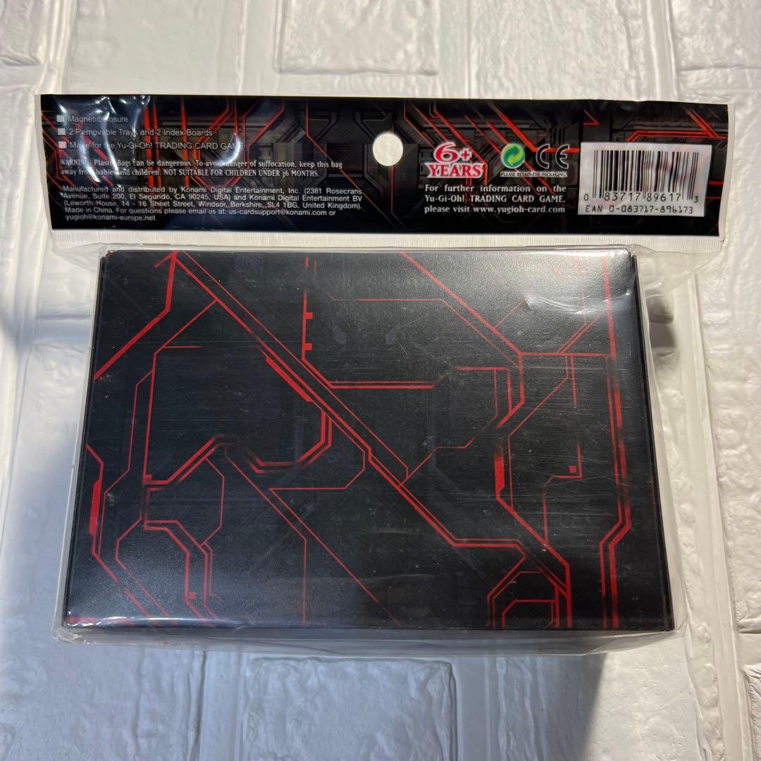 【未開封】遊戯王 ダブルデッキケース 赤 double deck case