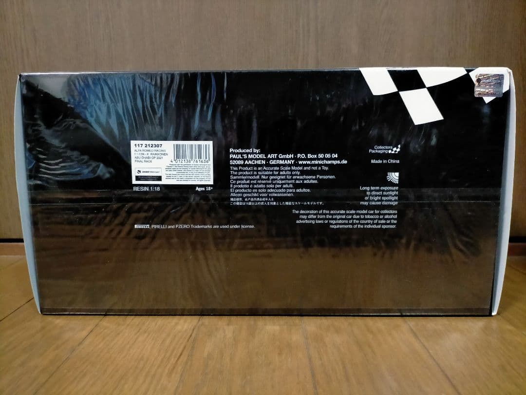 PMA 1/18 アルファロメオ F1 C41 ライコネン 2021 アブダビ