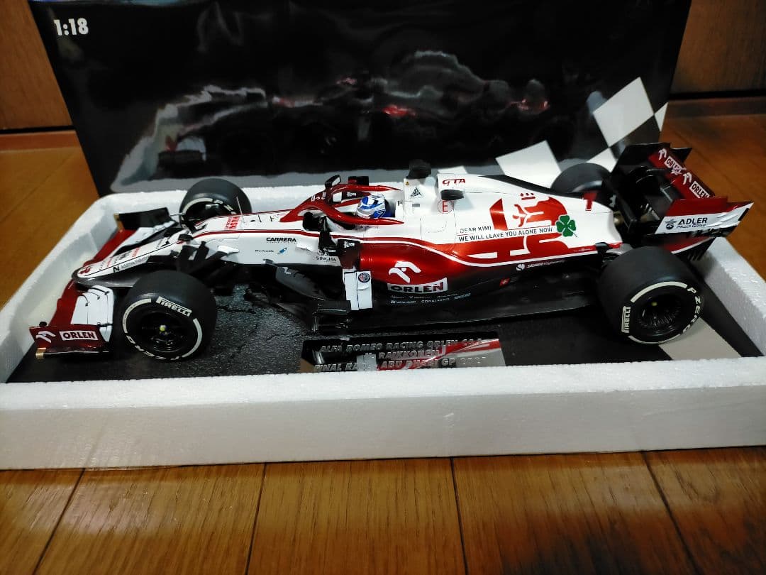 PMA 1/18 アルファロメオ F1 C41 ライコネン 2021 アブダビ