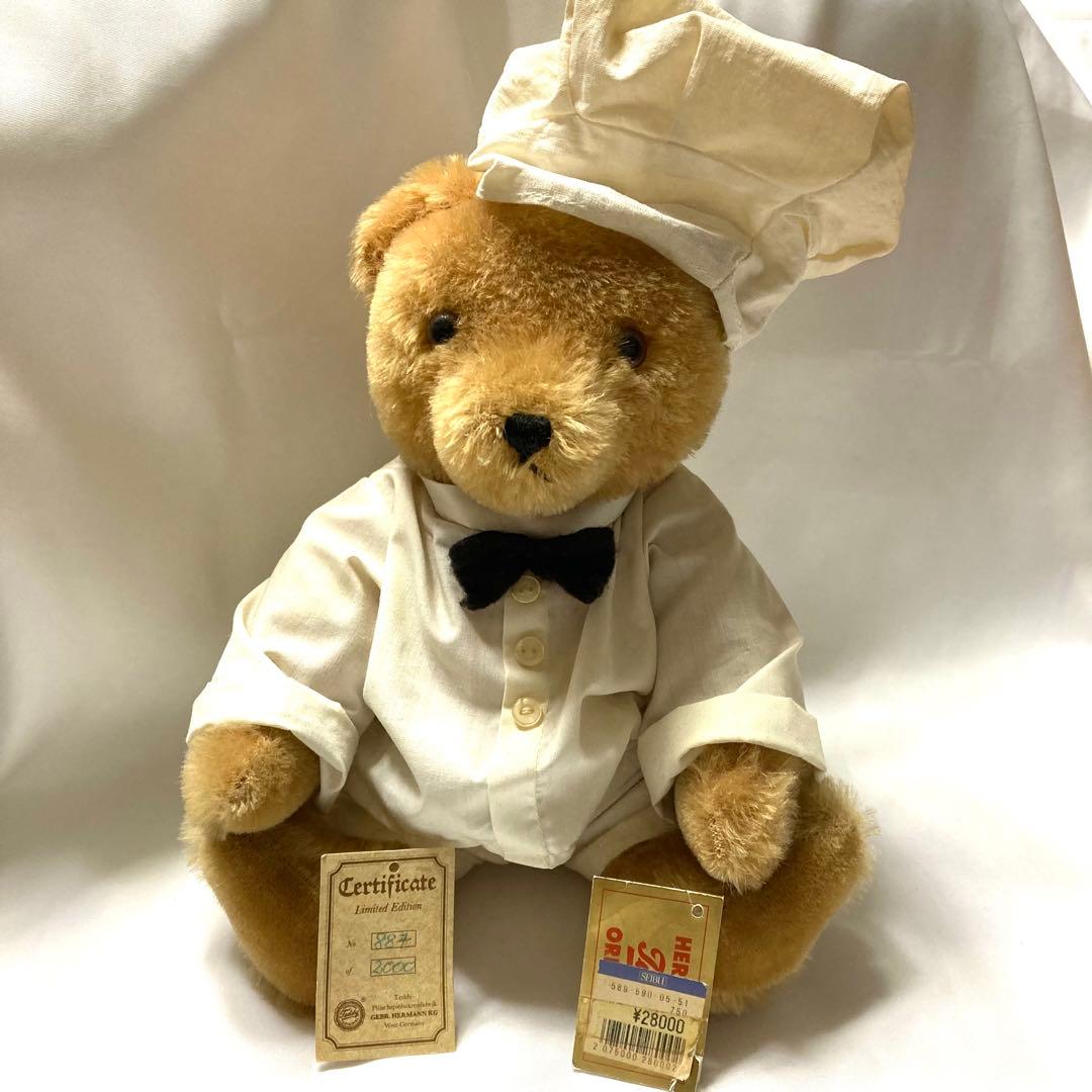 ハーマン社　シェフの服を着たテディベア　アンティーク　ヴィンテージ