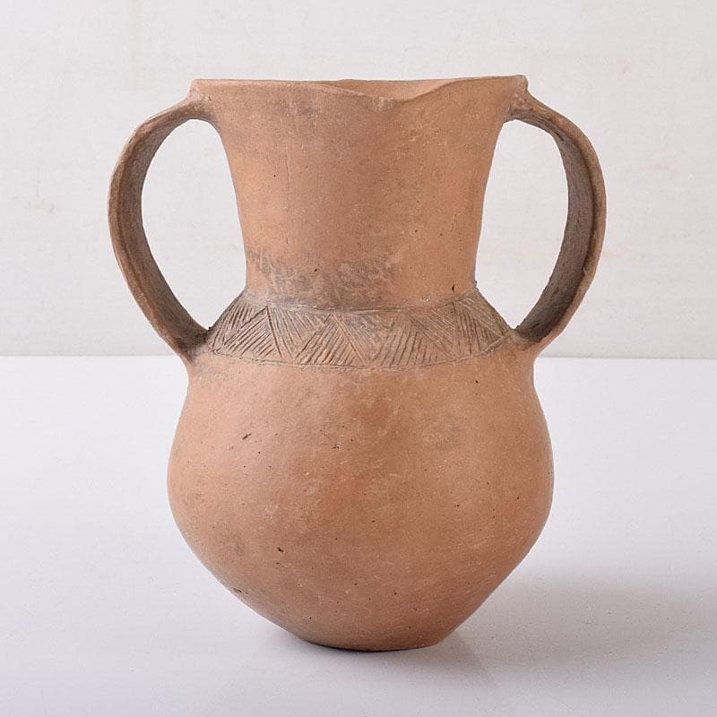 弥生式土器　水瓶　持ち手付水甕　C　R8432