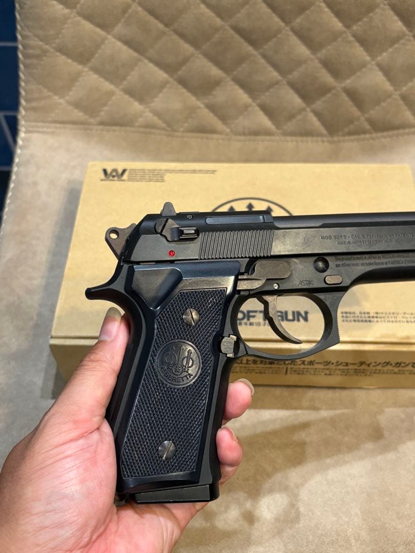 ※ジャンク ウェスタンアームズ ベレッタM92FS カーボンブラック HW