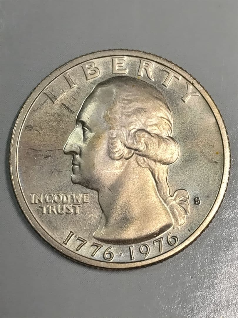 hab023 クォーター銀貨3枚セット 1957D.,1976年記念,2009年