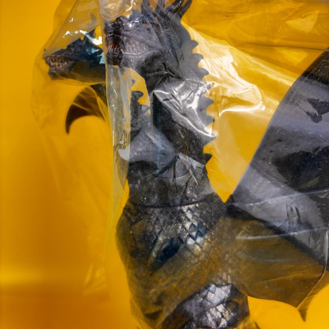 マルサン　４５０　キングギドラ　濃紺ラメ