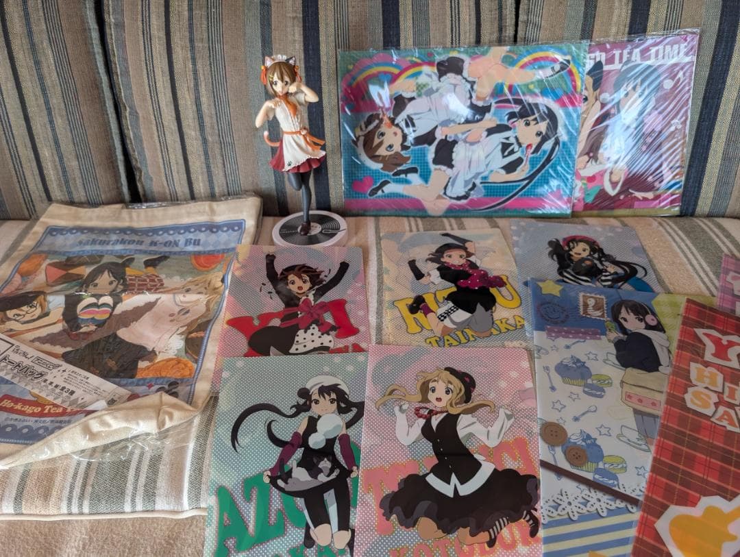 けいおん！ Trio-Try-iT 平沢唯　フィギュア　クリアファイル　バッグ