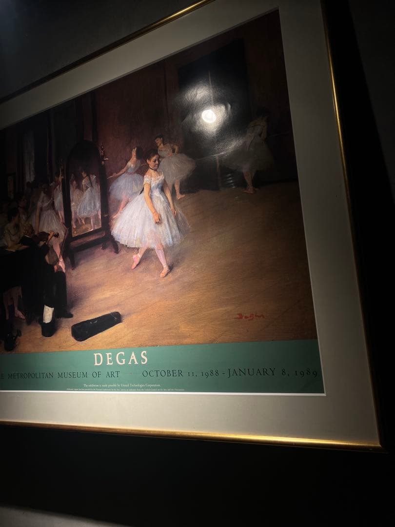 Degas vintage ART poster【踊り子】