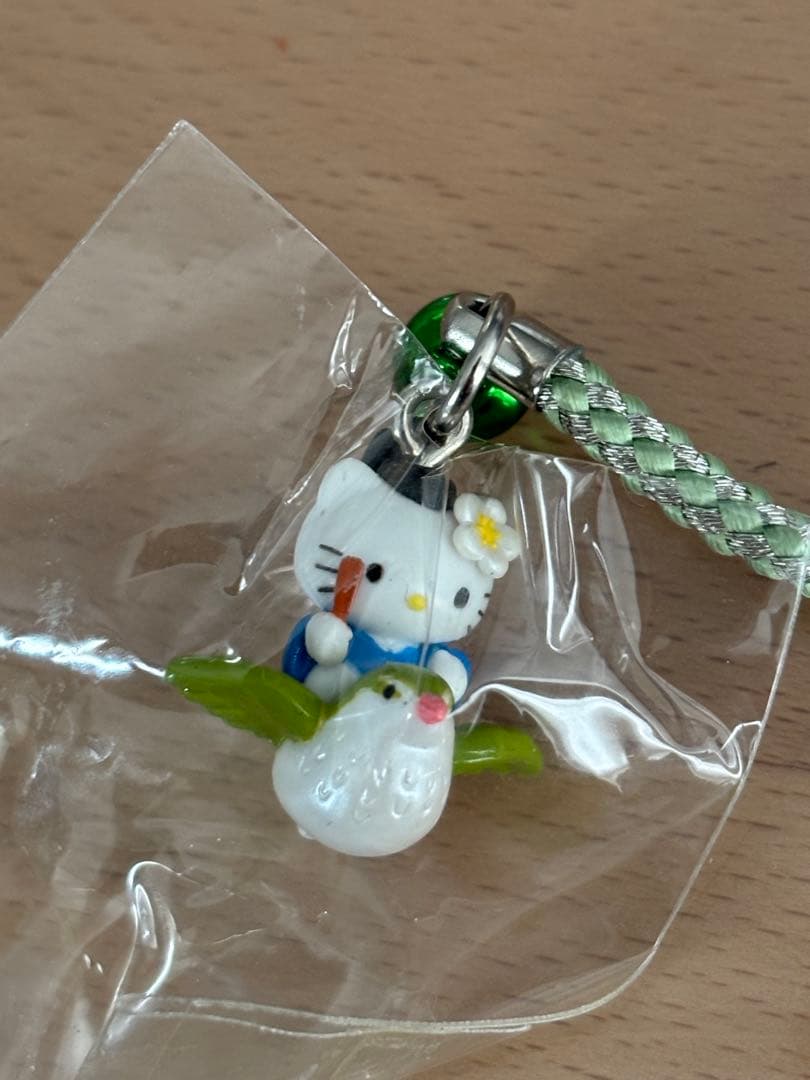 【合格祈願】激レア未開封 2004年 湯島キティ 菅原道真公 根付 縁起物