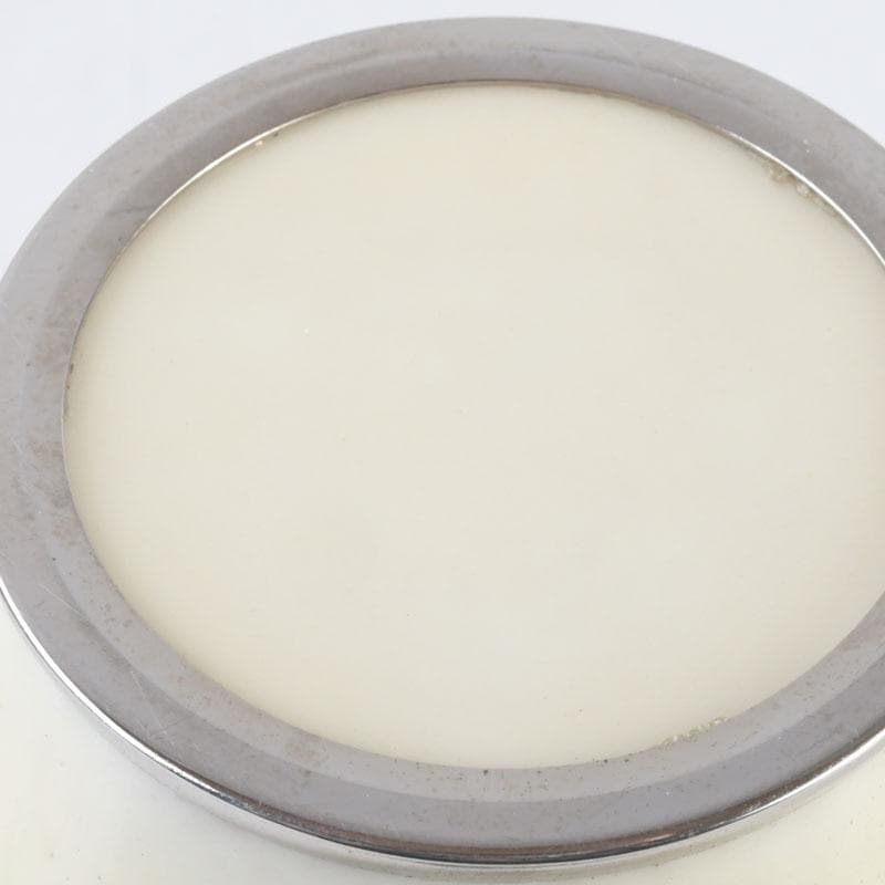 七宝焼　白釉　草鳥文　花瓶　時代箱　V　9663