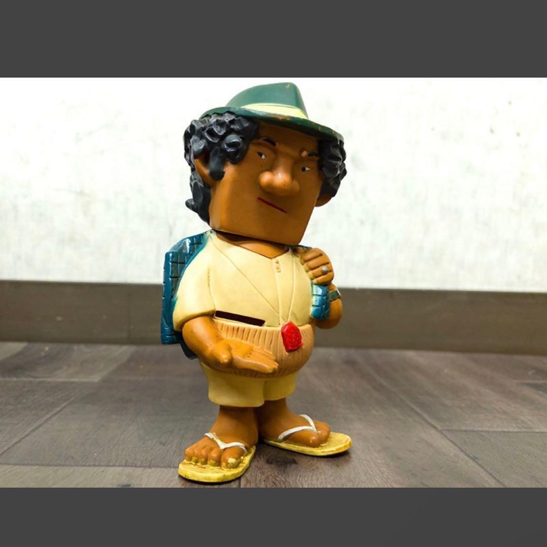 【美品】男はつらいよ 寅さん ソフビ 当時品 昭和レトロ貯金箱 18.5cm