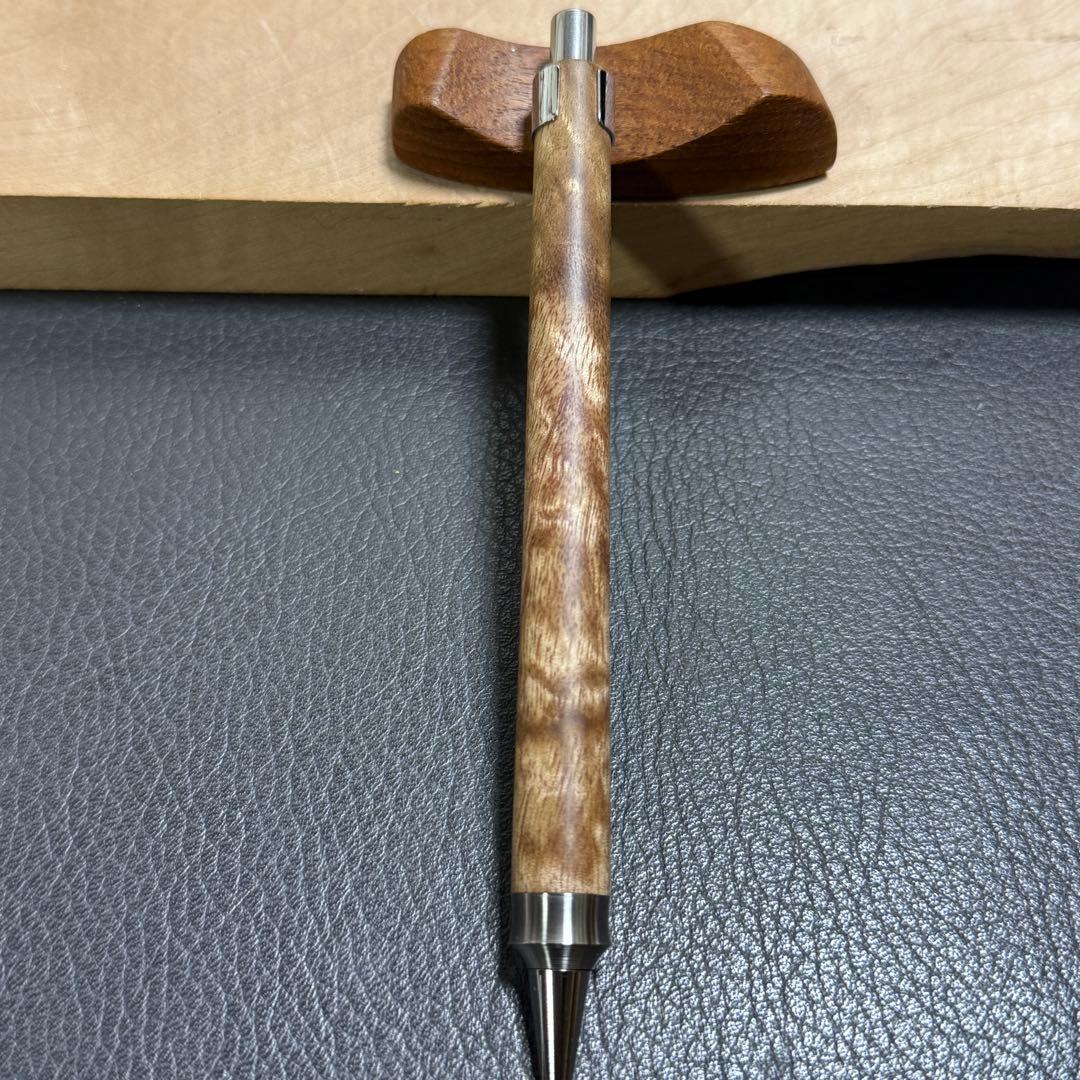 199マーブルウッド　木製シャーペン　強低重心ダブルR ステンレス