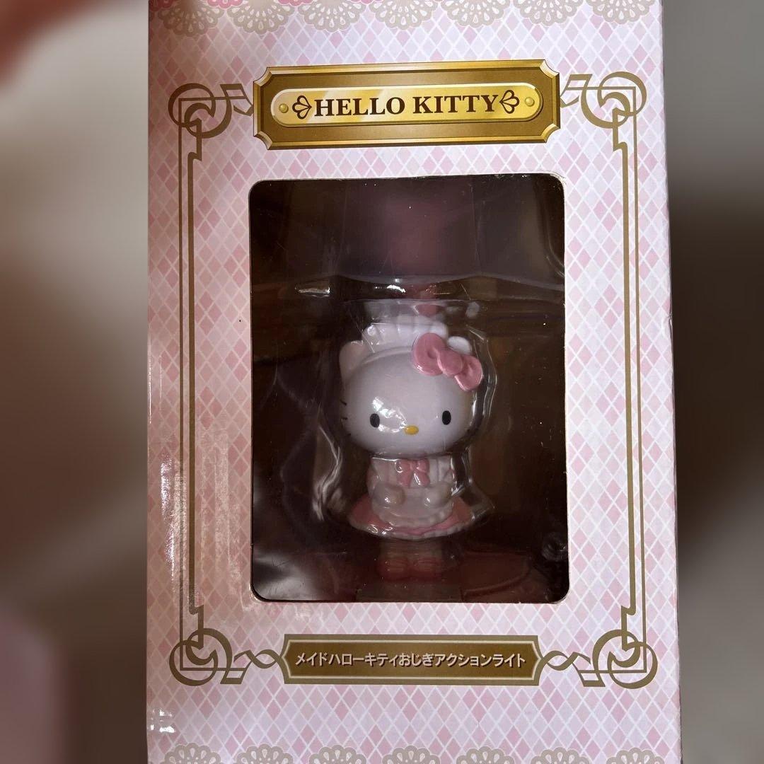 メイドハローキティおじぎアクションライト新品未開封レア！希少