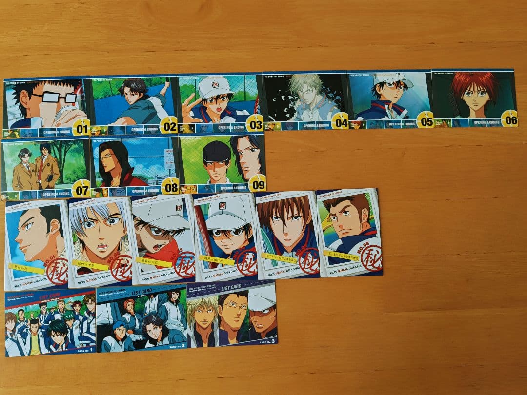 d*4様 テニスの王子様トレカ　New Season Part 1〜Part 5