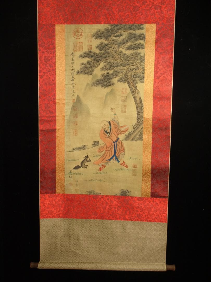 民間仕入れ品　　北宋　武宗元作　肉筆美女図 吴炳 BD317A12-2