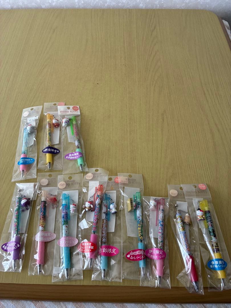 ハローキティ ご当地ぬいぐるみ ボールペン　キーホルダー　セット