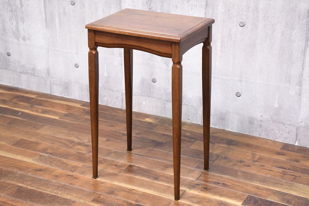 DLK145 クラシック アンティーク調 花台 飾り台 サイドテーブル