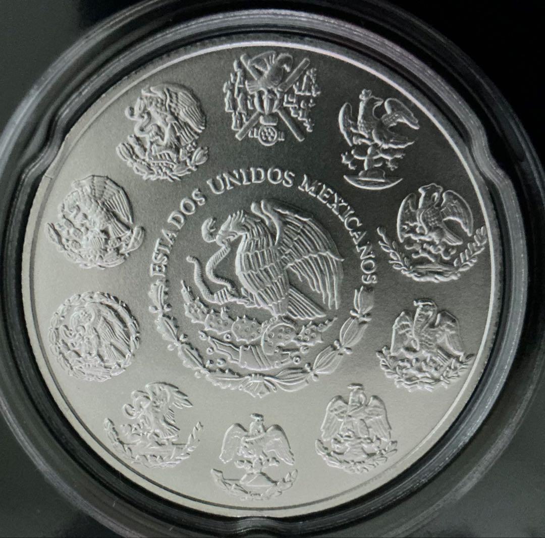 メキシコ　リベルタード 銀貨　APMEX PCGS　FIRST 2024年