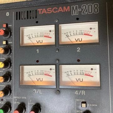 TASCAM M-208 アナログミキサー ヴィンテージ タスカム